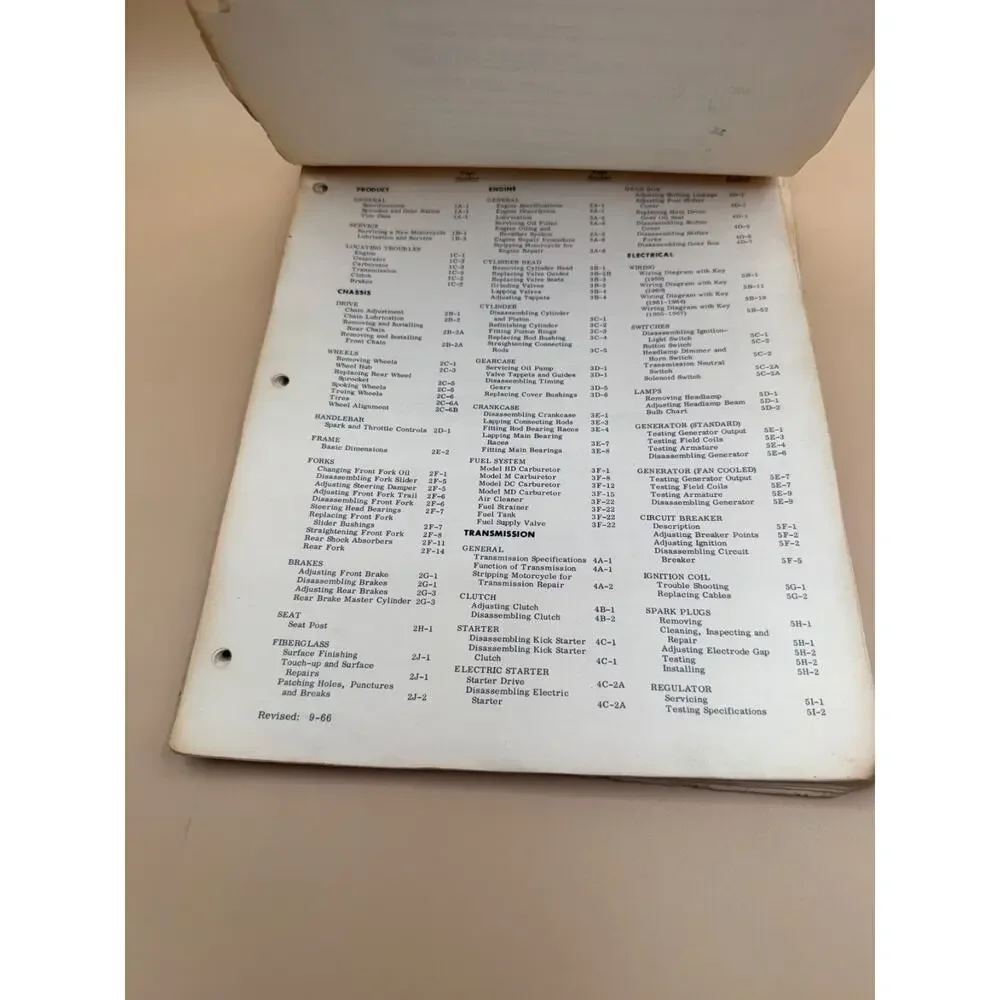 🏍️ Harley-Davidson 1959-1967 Electra Glide Duo-Glide Service Manual OEM